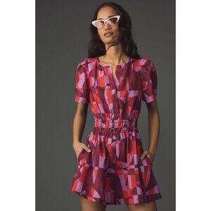 NWT Anthropologie THE SOMERSET ROMPER: LINEN EDITION Size Large